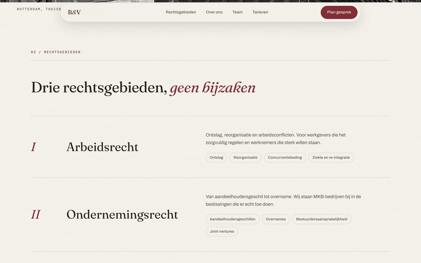 Brouwer & Vega Advocaten screenshot 2