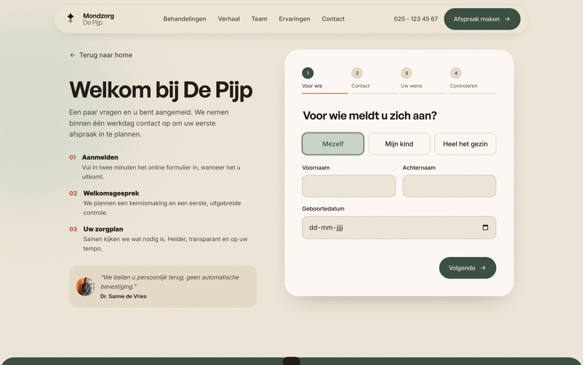 Mondzorg De Pijp screenshot 1
